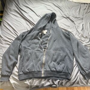 Women’s Waffle Heavy Weight Zip Up Jacket